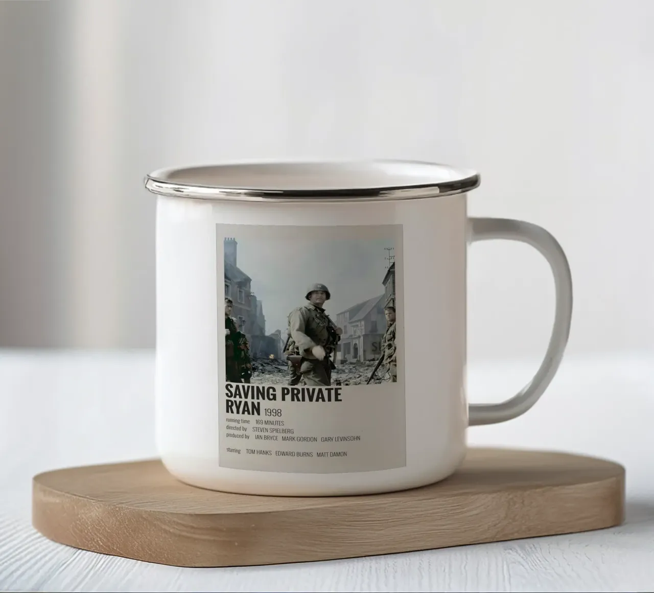 SAVING PRIVATE RYAN 1998 tazza in smalto da MVFminimalist