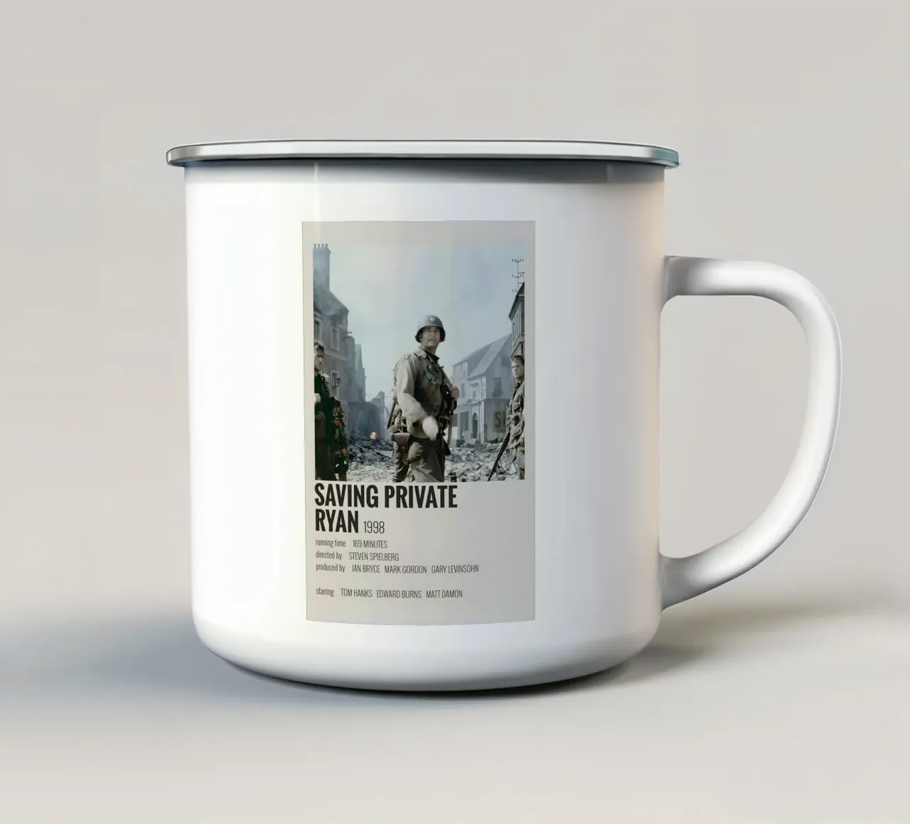 SAVING PRIVATE RYAN 1998 tazza in smalto da MVFminimalist
