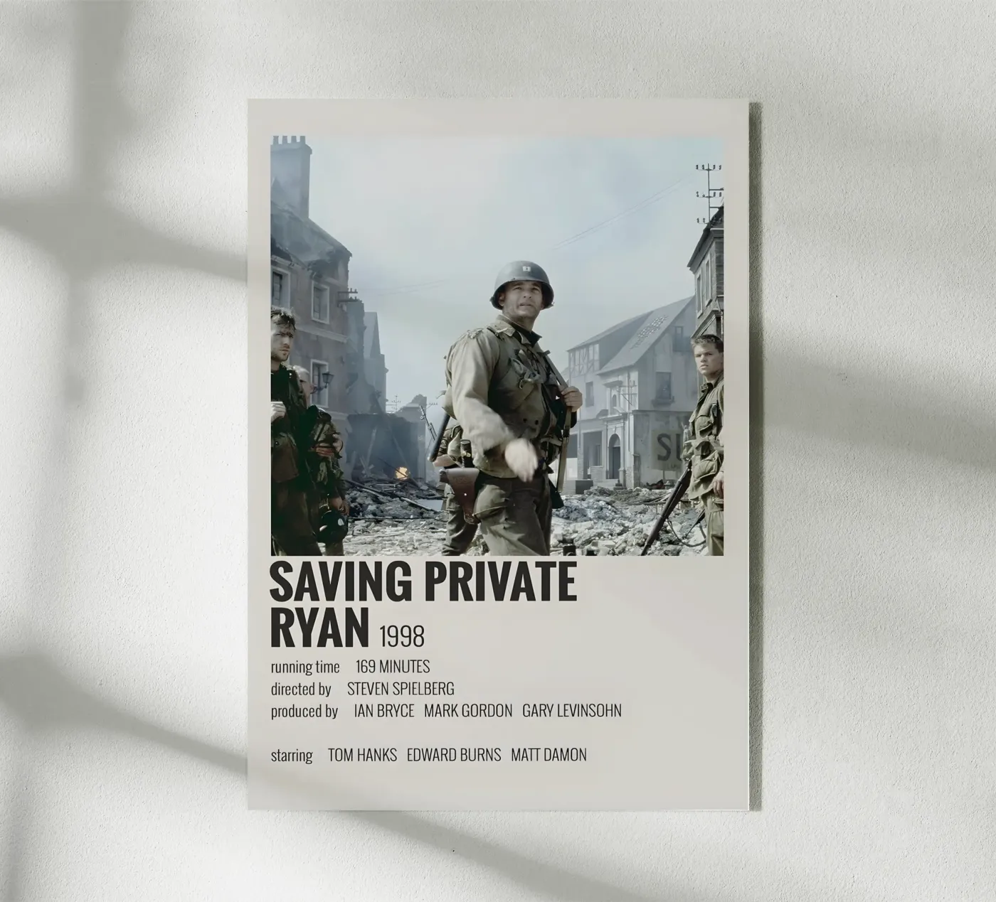 SAVING PRIVATE RYAN 1998 plexiglas de MVFminimalist