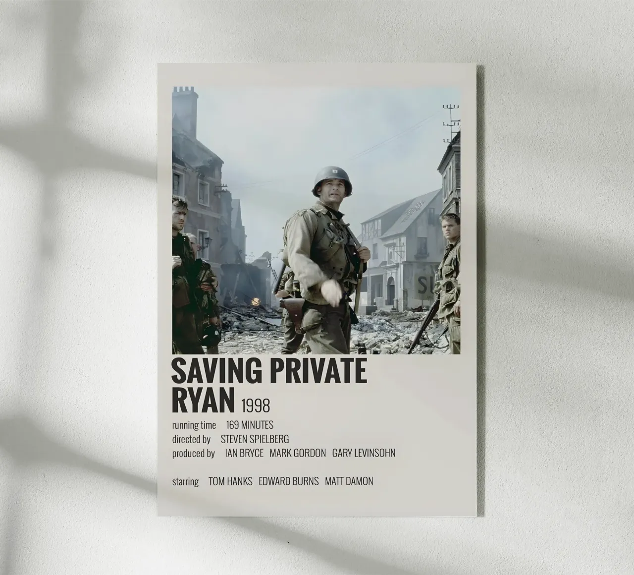 SAVING PRIVATE RYAN 1998 plexiglass da MVFminimalist
