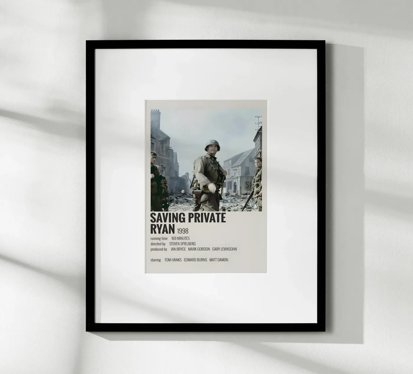 SAVING PRIVATE RYAN 1998 poster da MVFminimalist