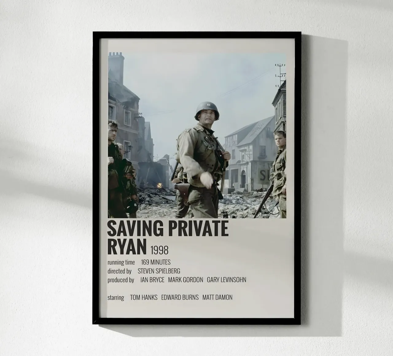 SAVING PRIVATE RYAN 1998 carta hahnemühle da MVFminimalist