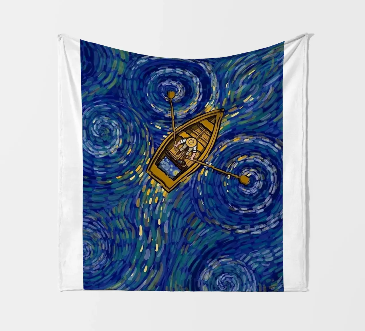 barca di notte con vasche idromassaggio coperta in pile da Piper Shop Oke