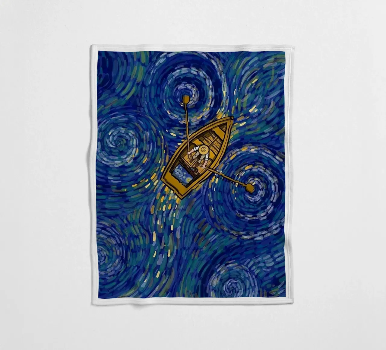 barca di notte con vasche idromassaggio coperta in pile da Piper Shop Oke