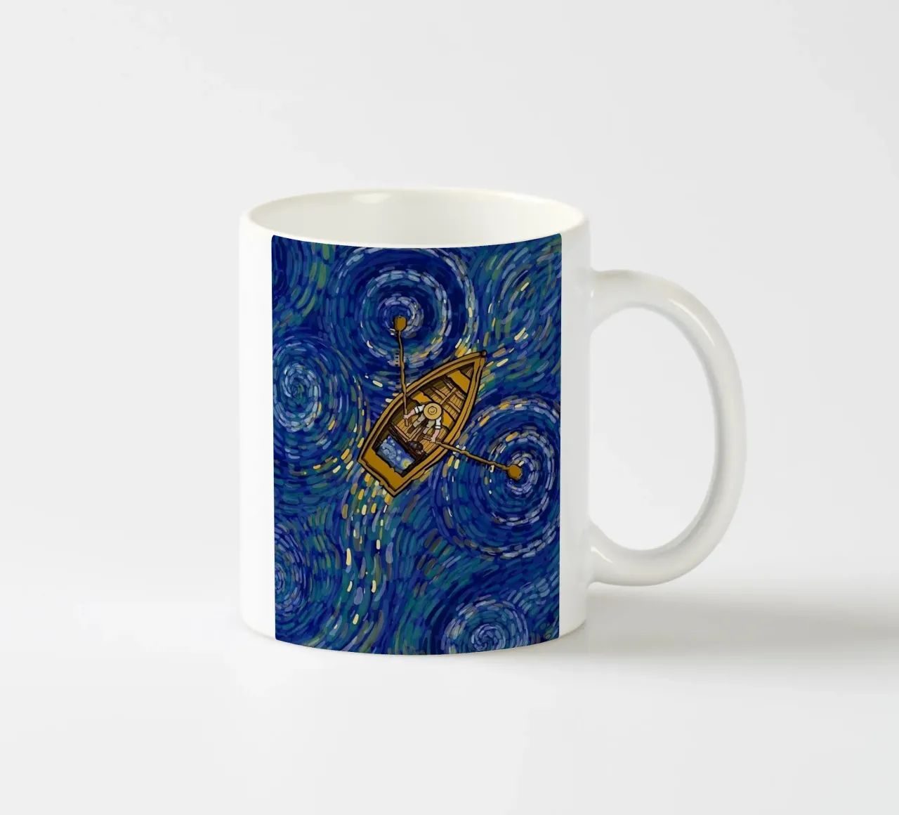 barca di notte con vasche idromassaggio tazza in ceramica da Piper Shop Oke