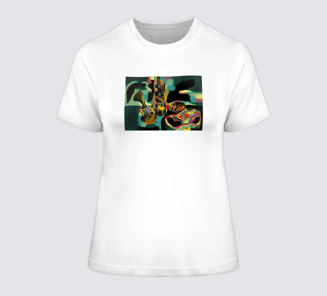 Still Life with Old Shoe women's fitted t-shirt by Narciso