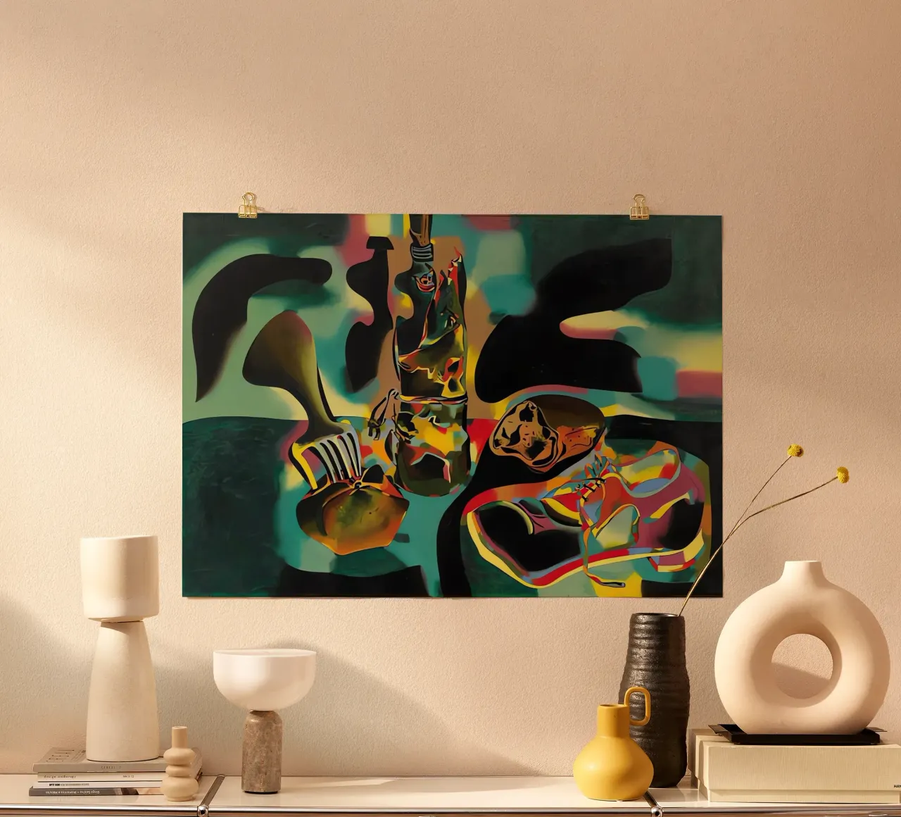 Still Life with Old Shoe poster by Narciso