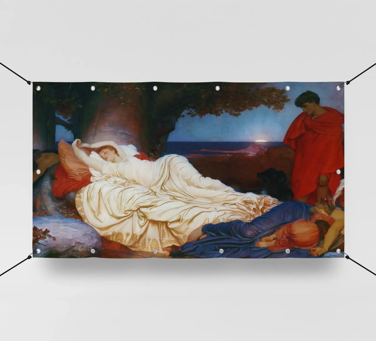 Cimone e Ifigenia (1868)Frederic Leighton telo in pvc da Venus Art