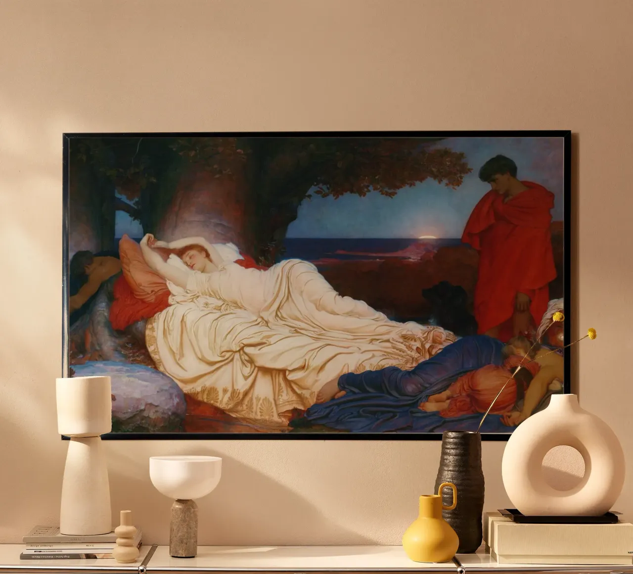 Cimone e Ifigenia (1868)Frederic Leighton carta hahnemühle da Venus Art