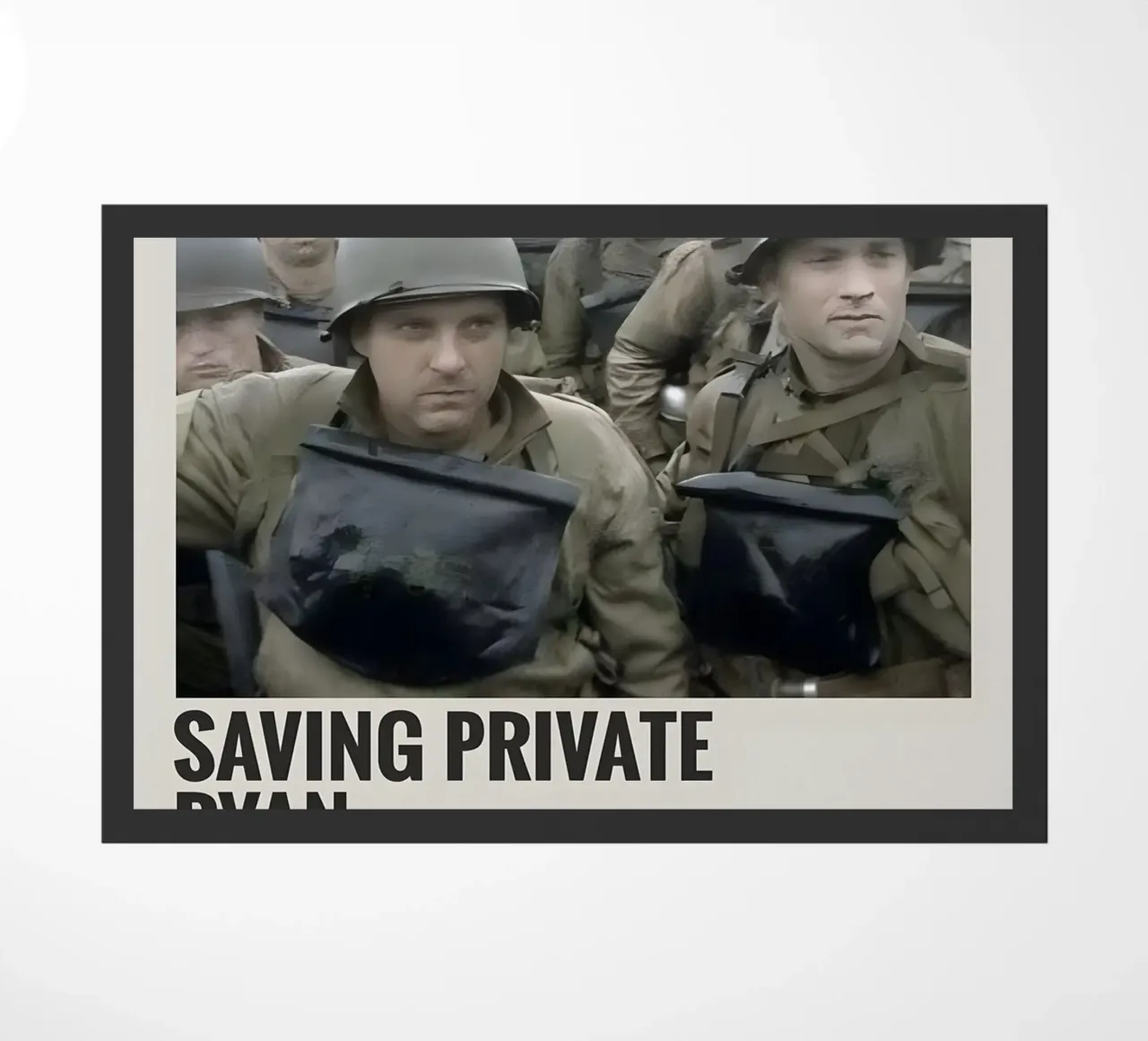 SAVING PRIVATE RYAN 1998 zerbino da MVFminimalist