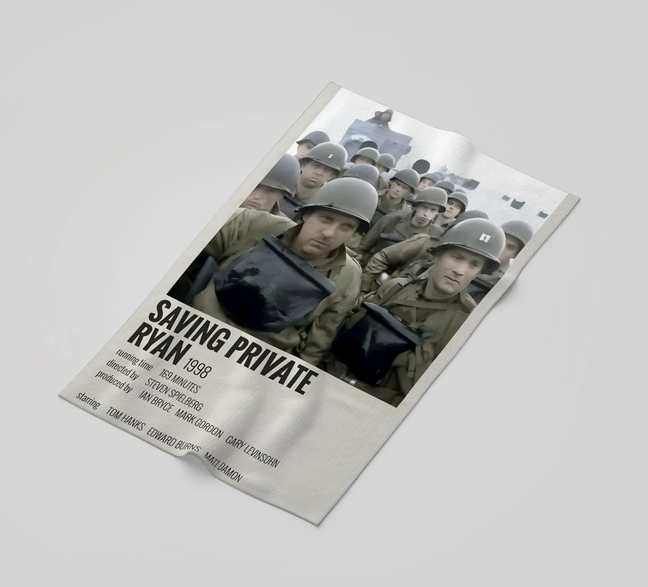 SAVING PRIVATE RYAN 1998 telo mare da MVFminimalist