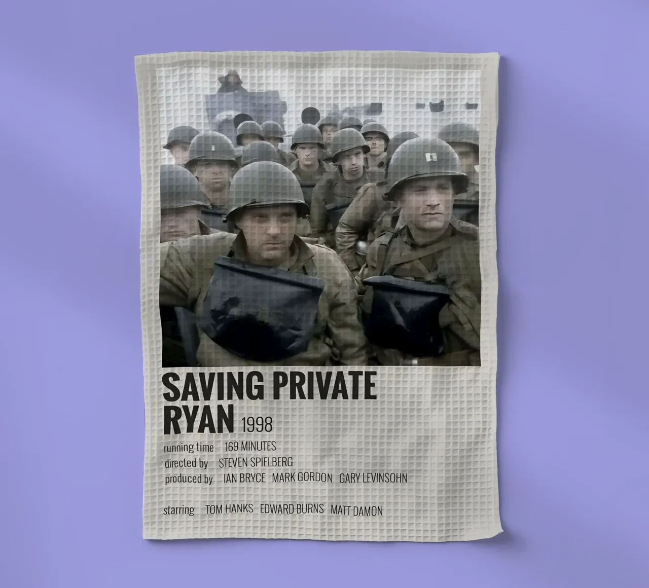 SAVING PRIVATE RYAN 1998 canovaccio da cucina da MVFminimalist