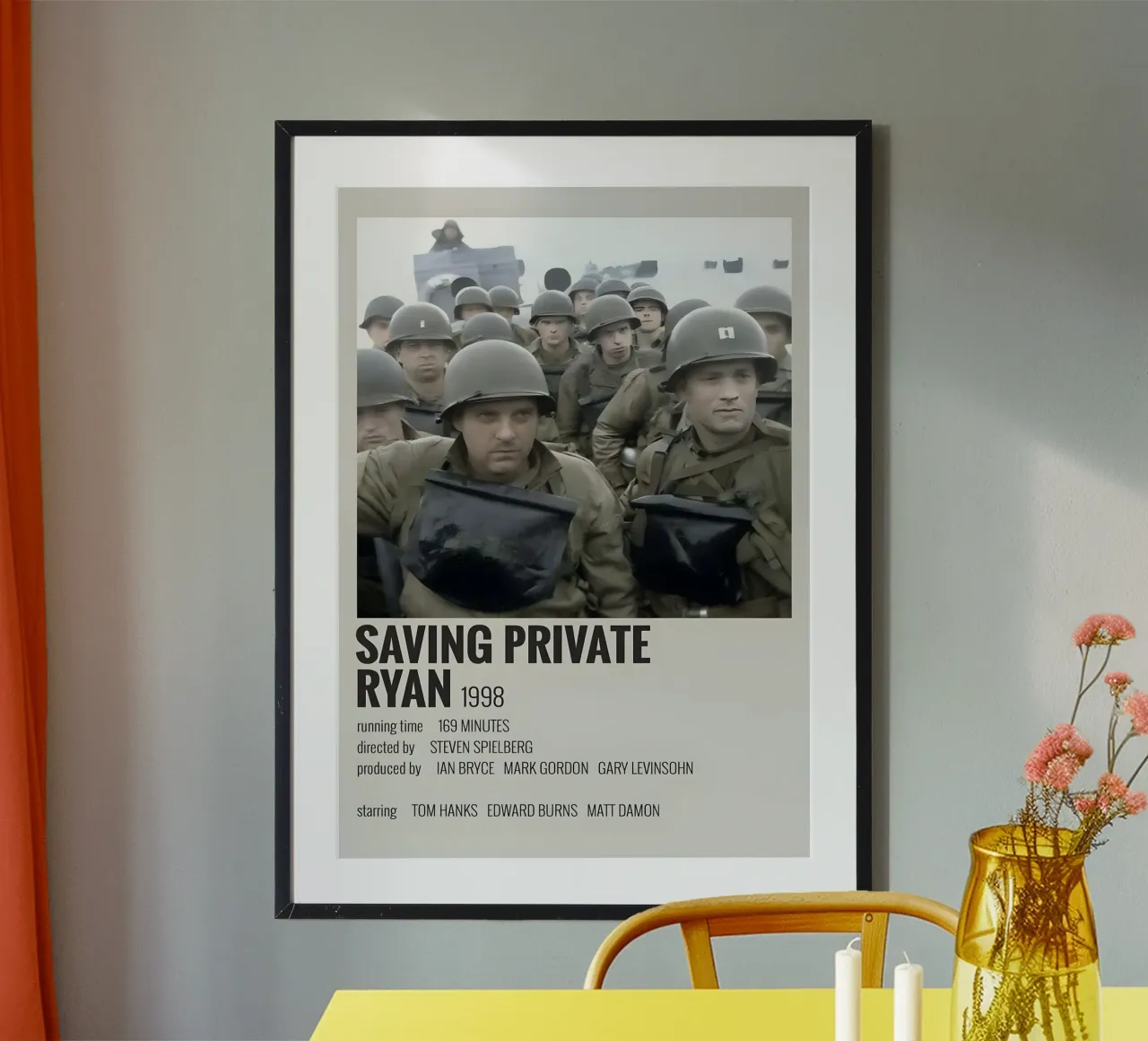 SAVING PRIVATE RYAN 1998 poster da MVFminimalist