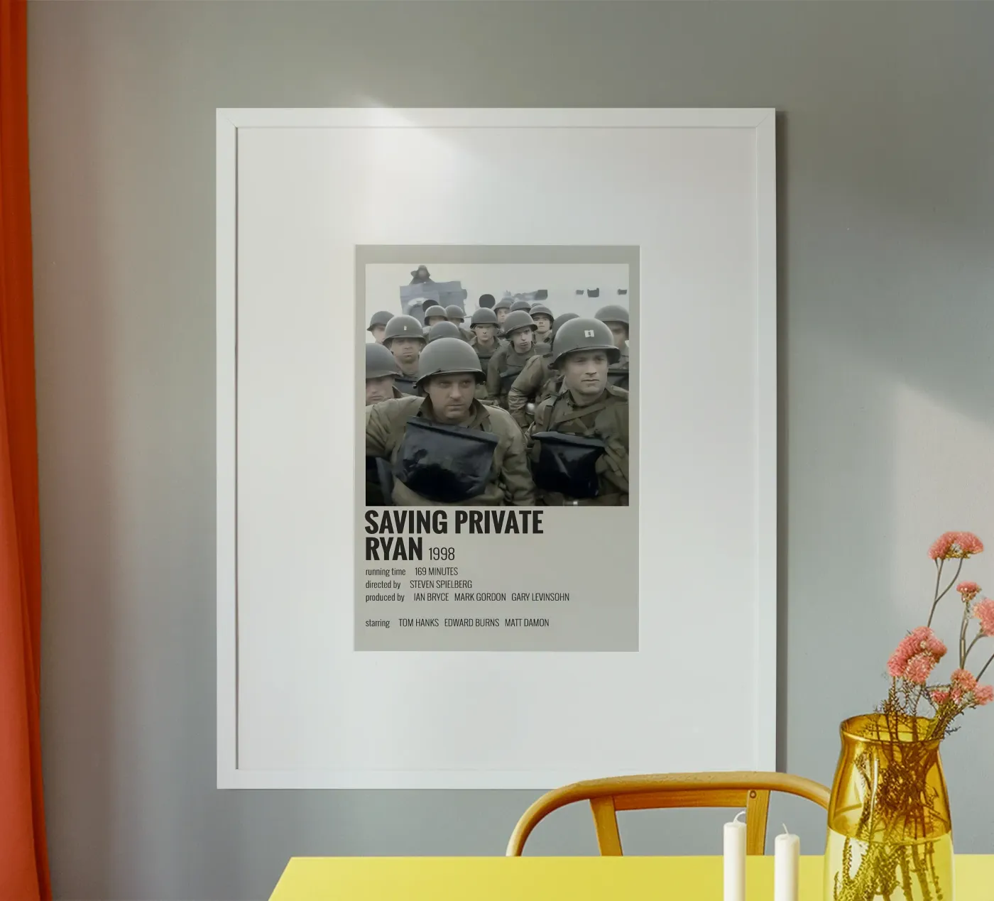 SAVING PRIVATE RYAN 1998 poster da MVFminimalist