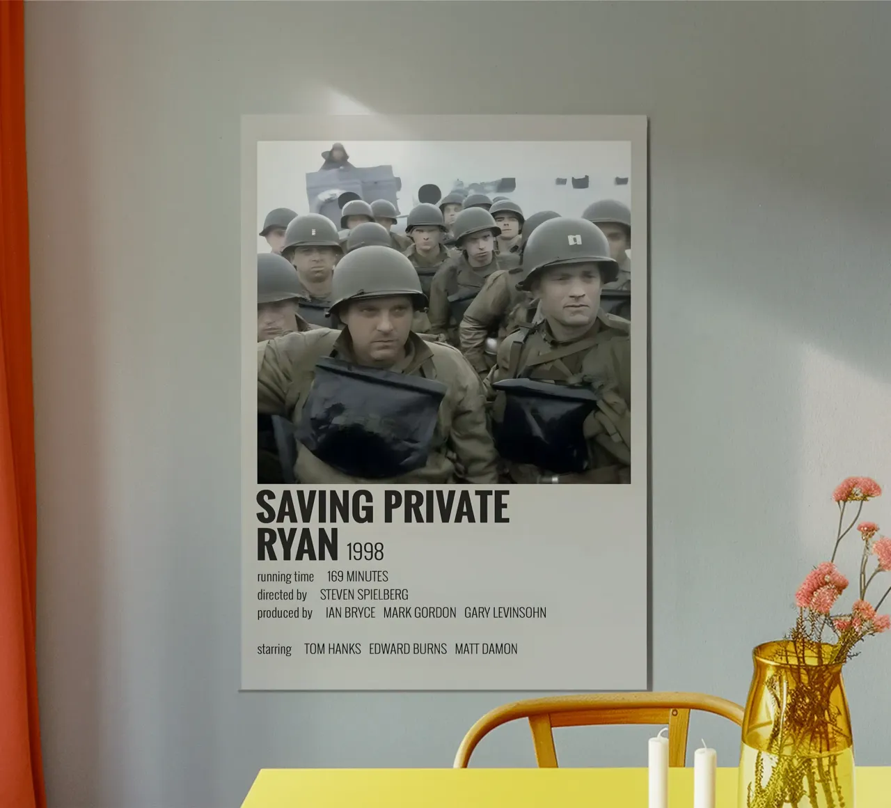 SAVING PRIVATE RYAN 1998 carta hahnemühle da MVFminimalist