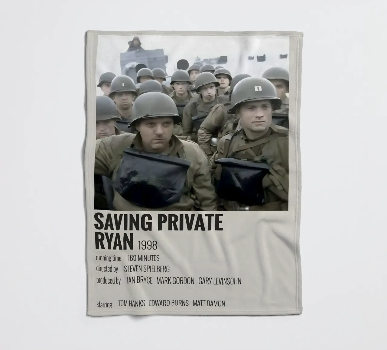 SAVING PRIVATE RYAN 1998 coperta in pile da MVFminimalist
