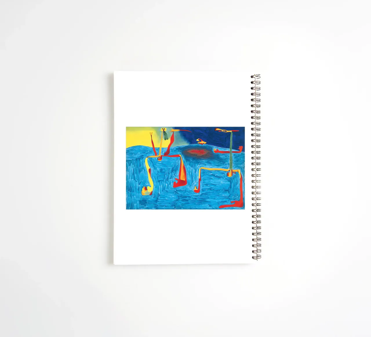 The Two Philosophers spiral notebook by Narciso