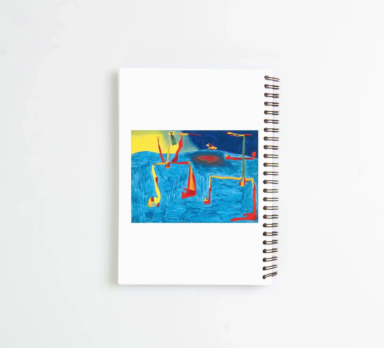 The Two Philosophers spiral notebook by Narciso