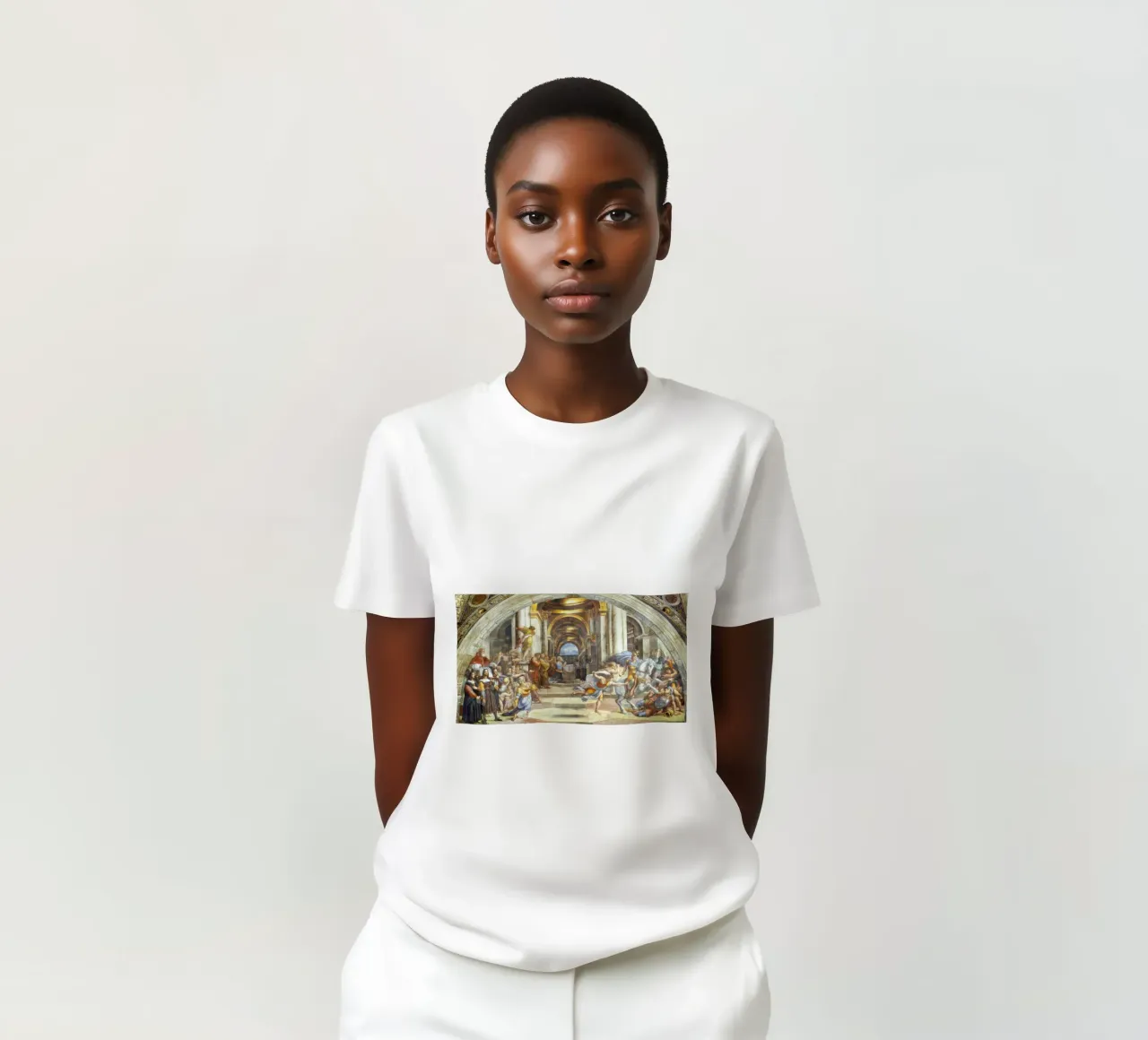 Die Vertreibung des Heliodorus von Raphael T-Shirt von Venus Art