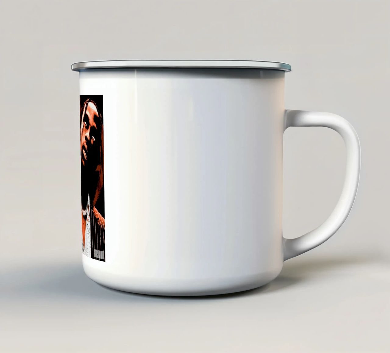 Travis Scott - Stile Silhouette tazza in smalto da Sigrid Rauuy