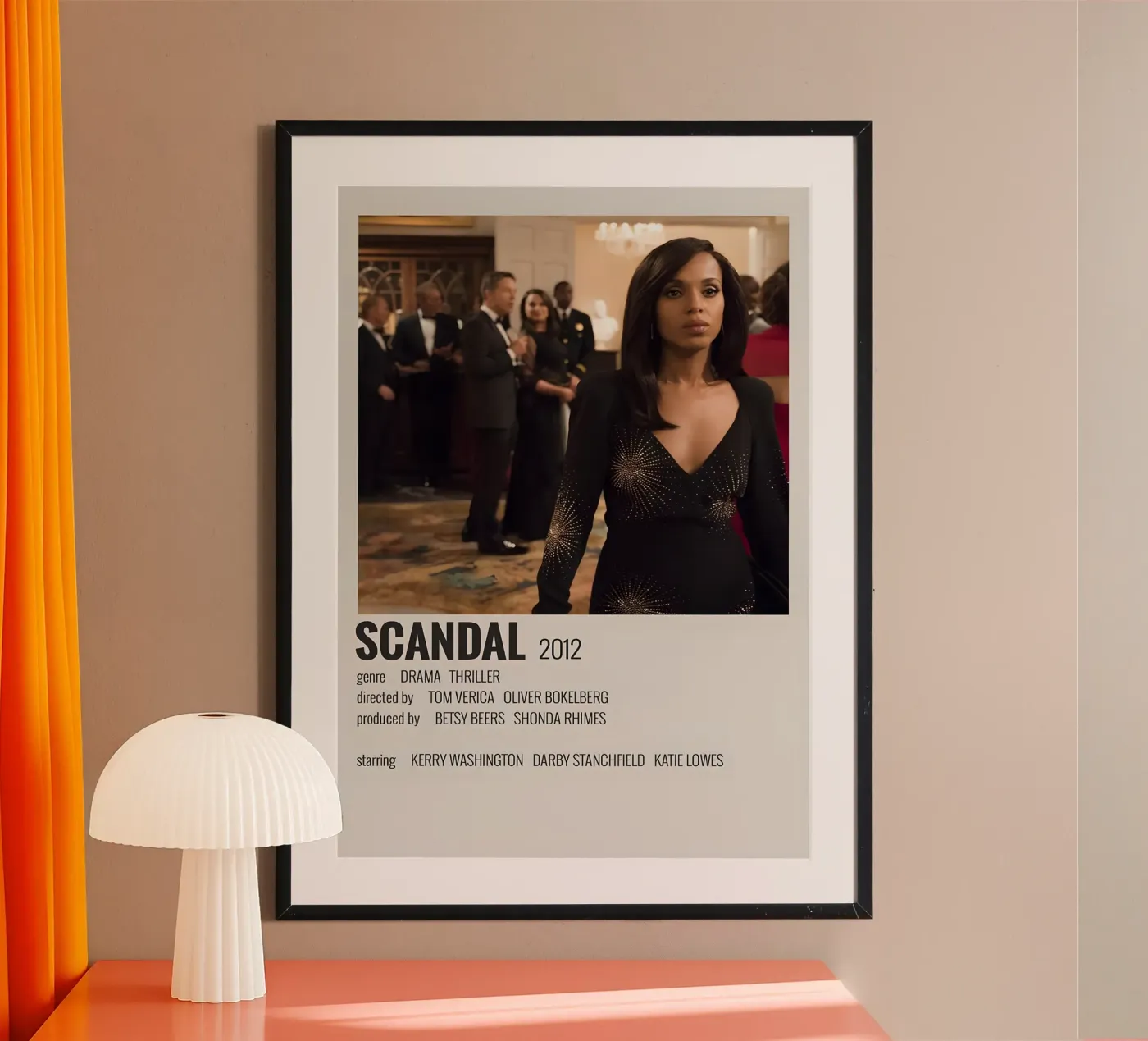 SCANDAL 2012 poster by MVFminimalist