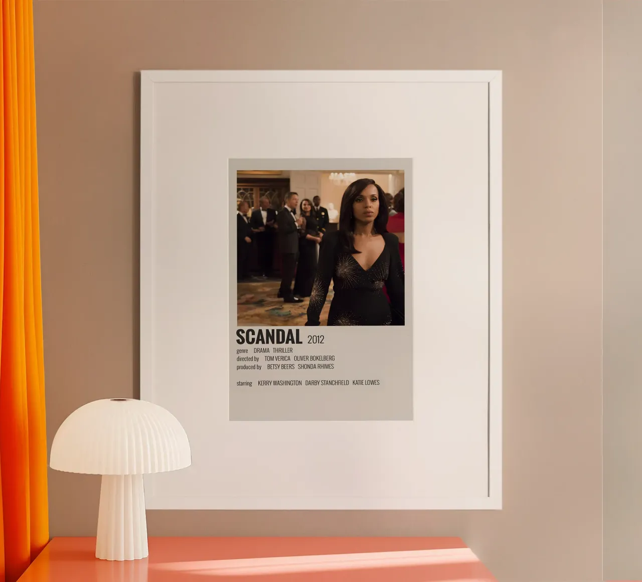 SCANDAL 2012 poster da MVFminimalist