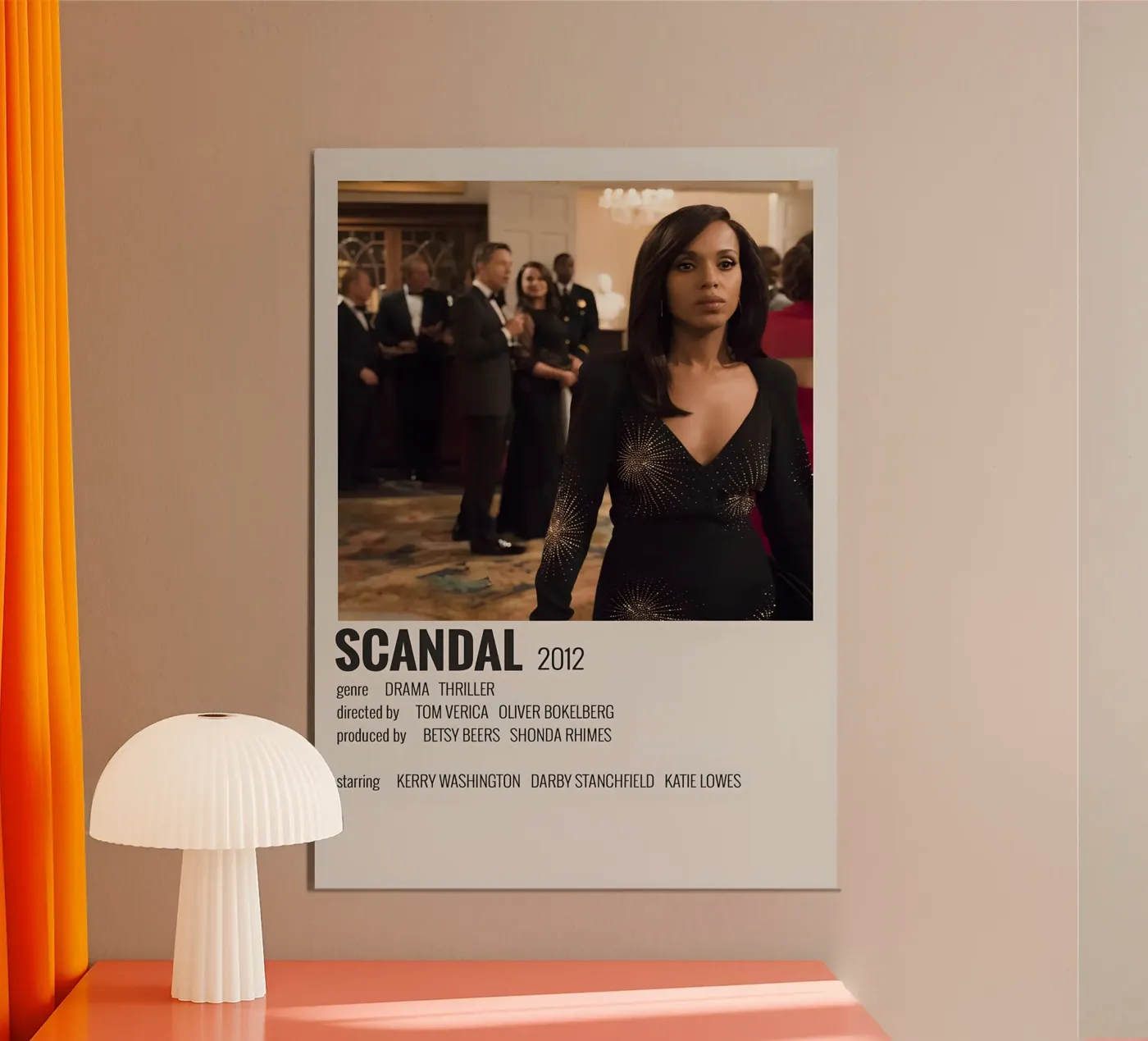 SCANDAL 2012 poster by MVFminimalist