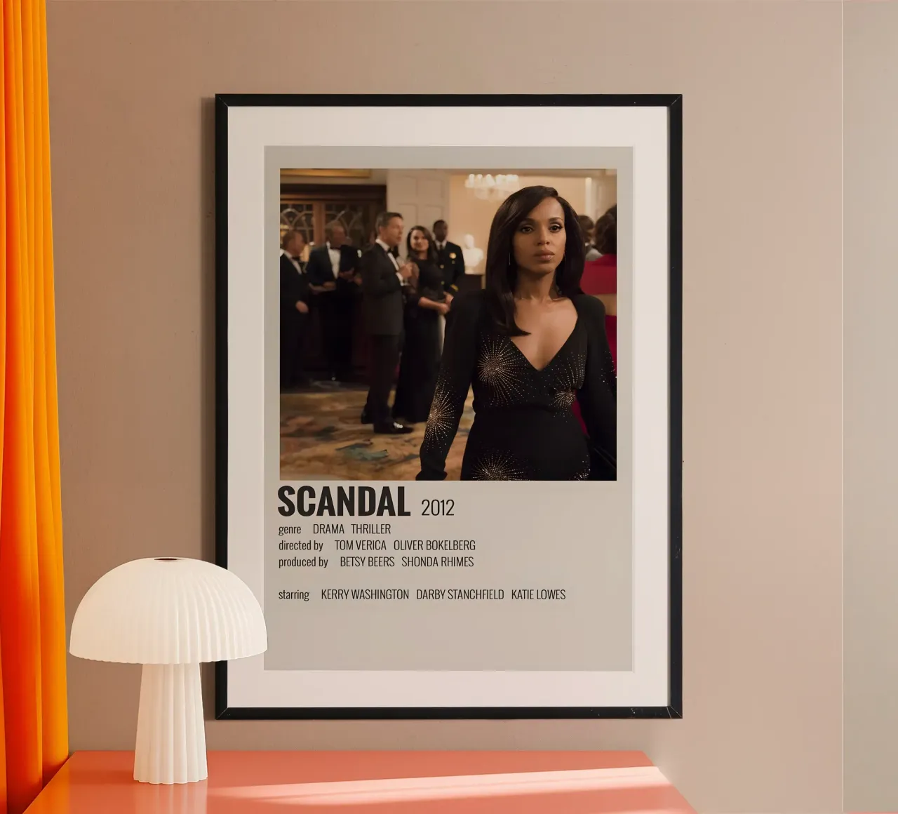 SCANDAL 2012 poster da MVFminimalist