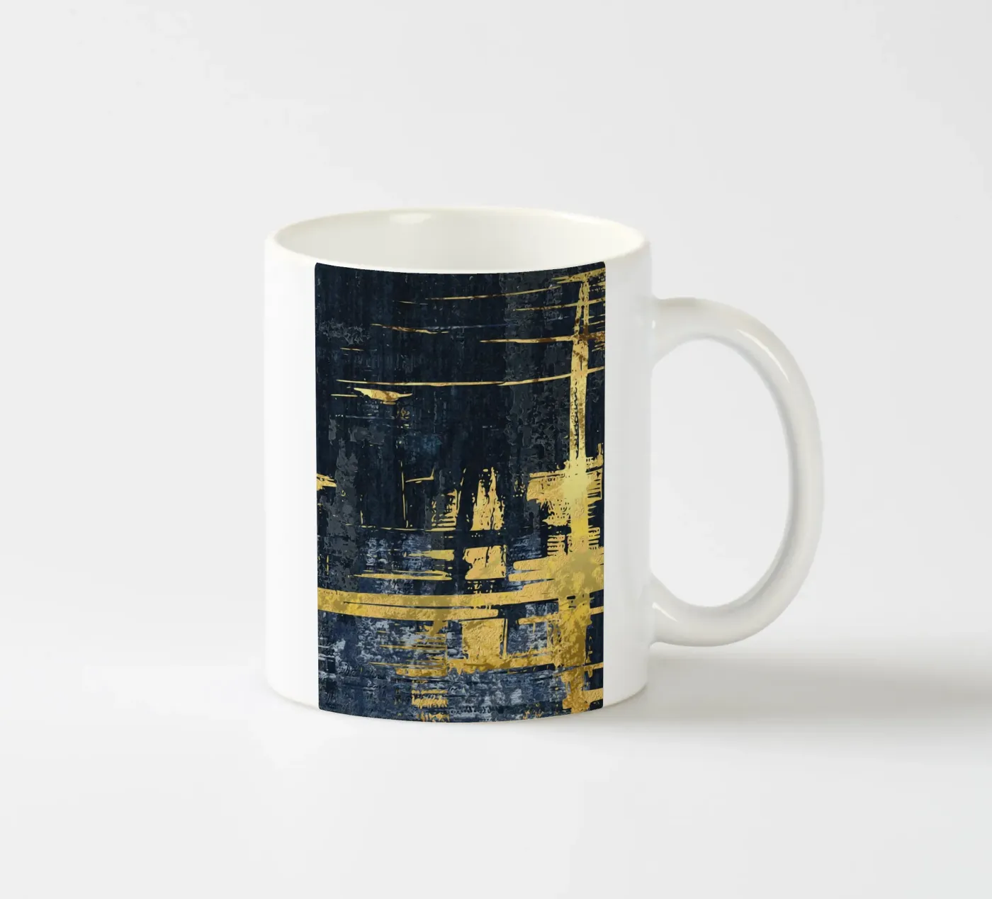 abstract texture ceramic mug by vintageshop
