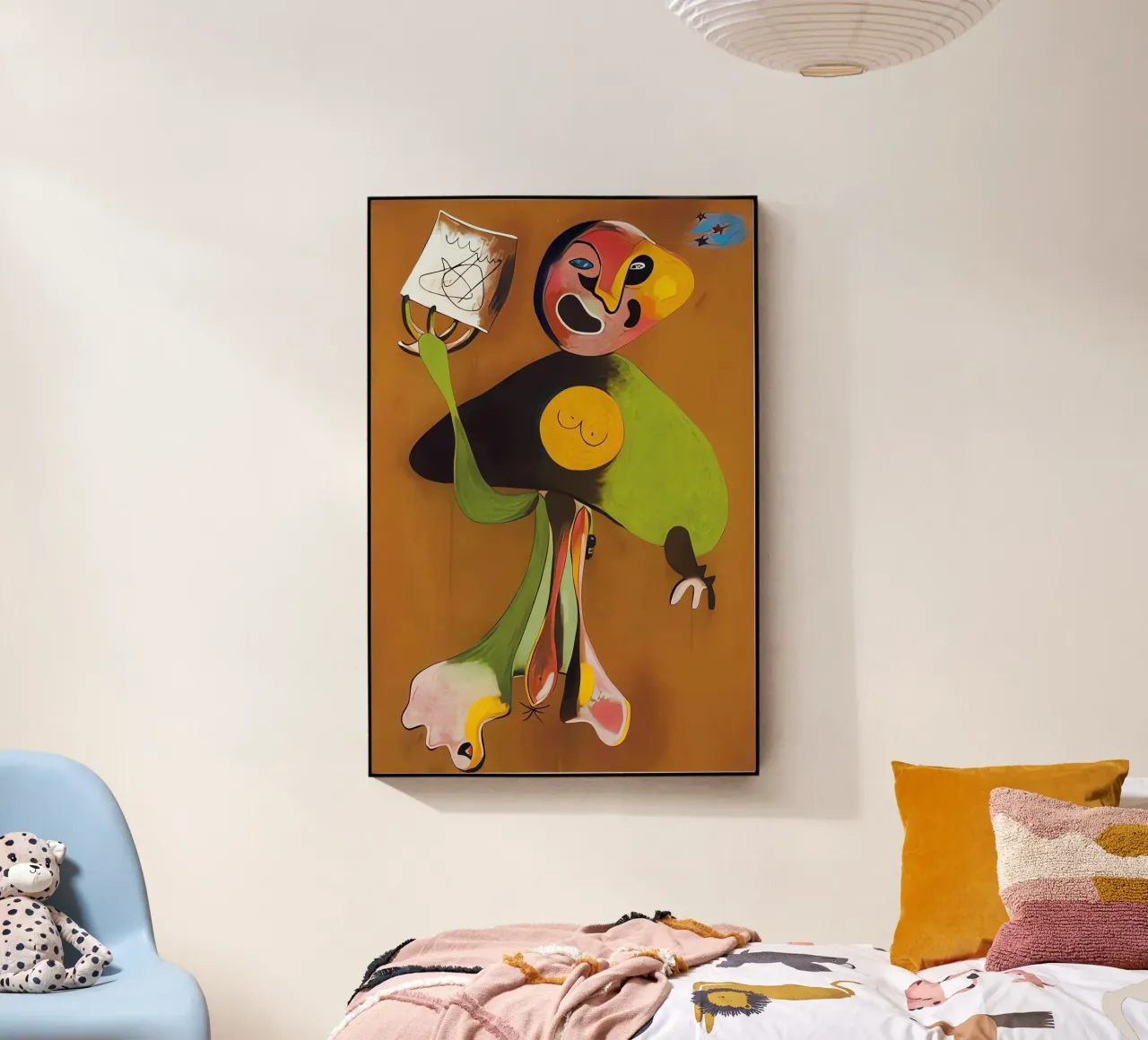 Vrouw (Operazangeres) acryl van Narciso