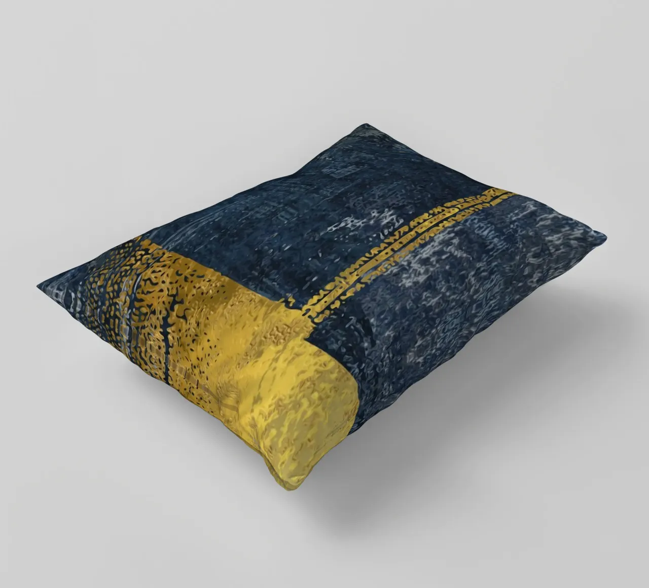 abstract texture black cuscino da vintageshop