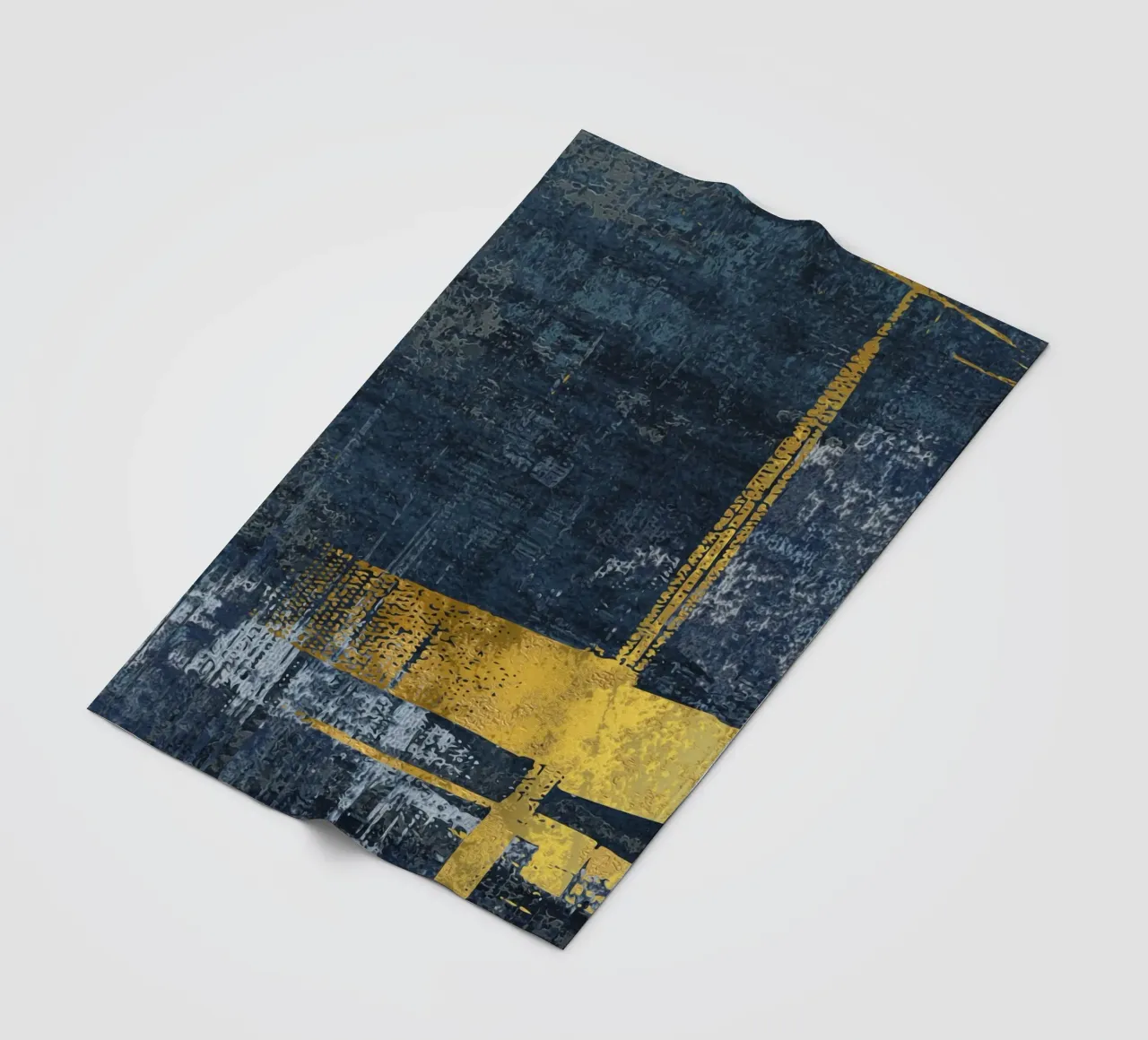 abstract texture black coperta in pile da vintageshop