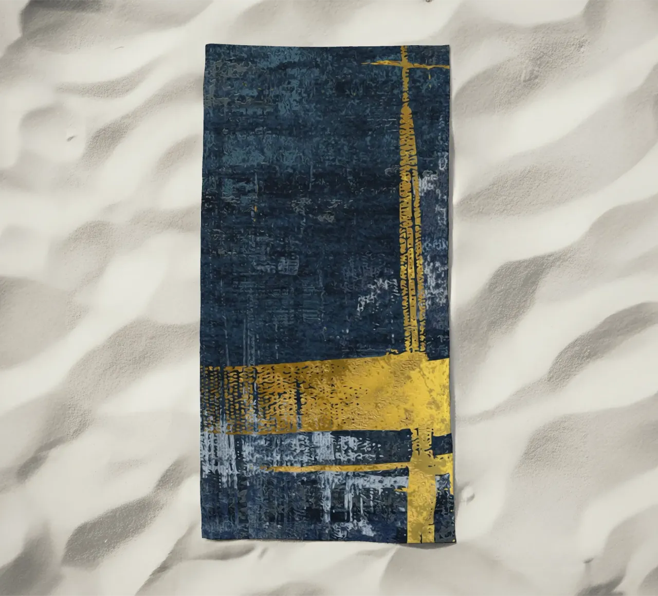 abstract texture black telo mare da vintageshop