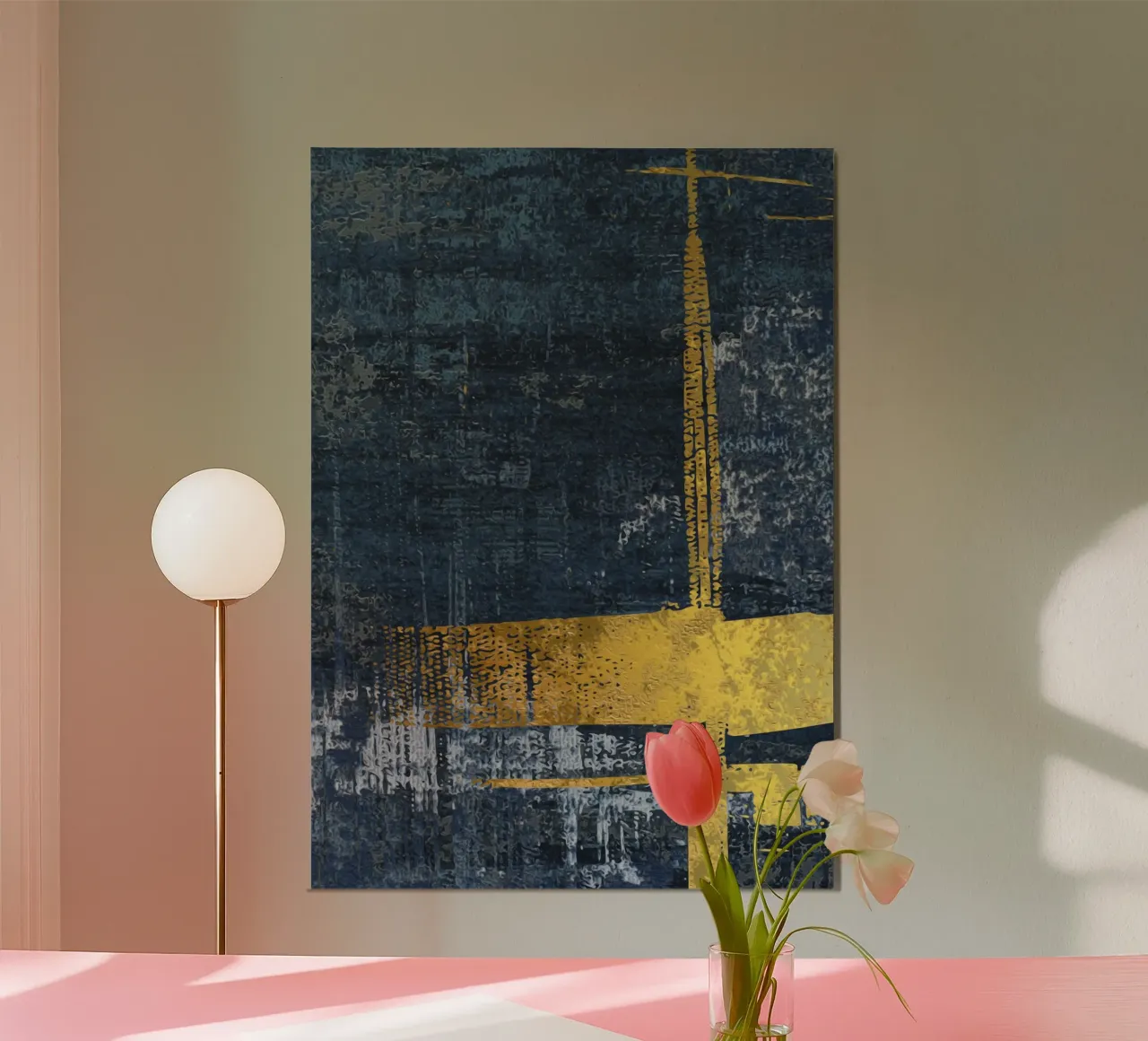 abstract texture black poster da vintageshop