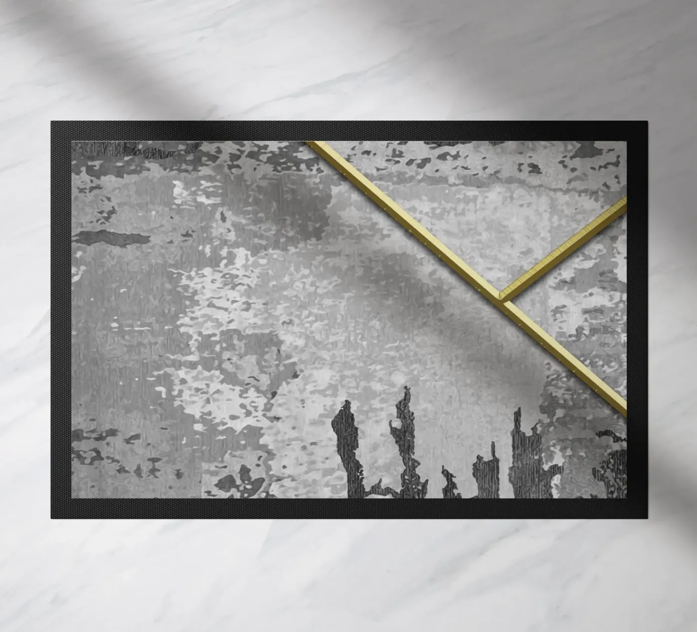 abstract texture 3 Fußmatte von vintageshop