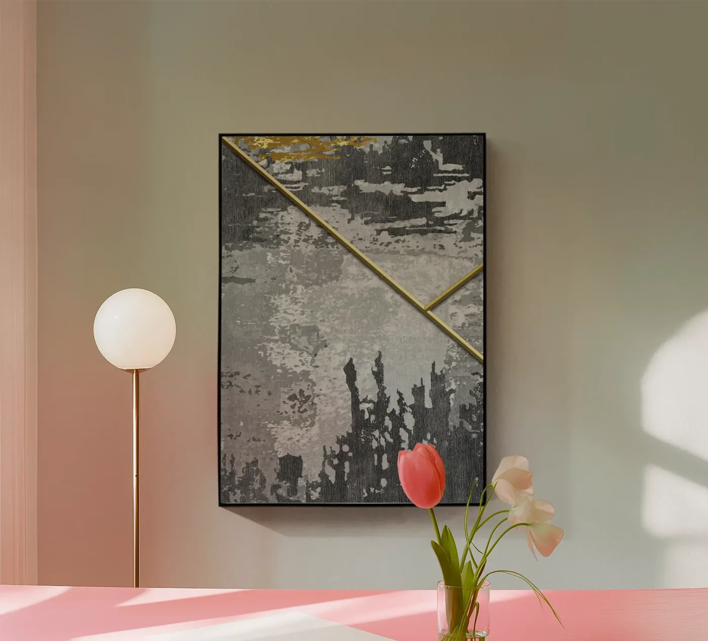 abstract texture 3 Acryl-Glas von vintageshop