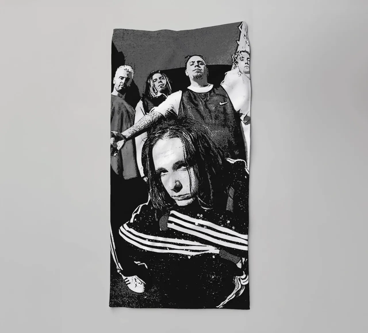 art du groupe korn serviette de bain de vanhesling