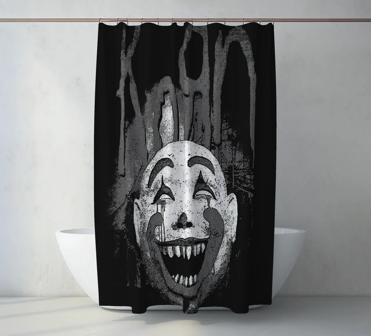 korn band art Duschvorhang von vanhesling