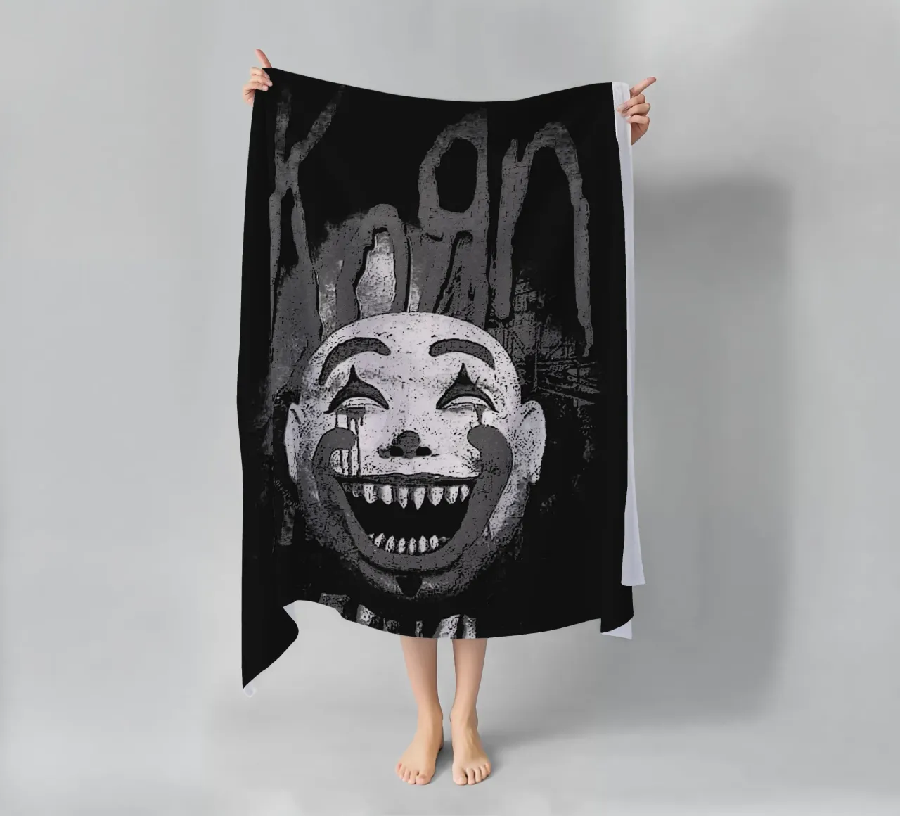 art du groupe korn serviette de plage de vanhesling