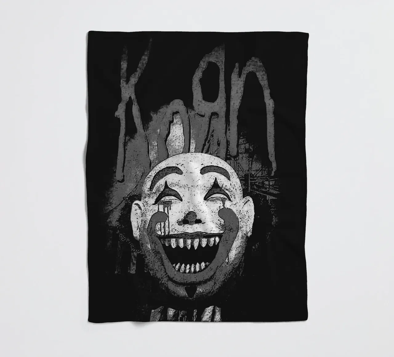 korn band art fleece blanket by vanhesling