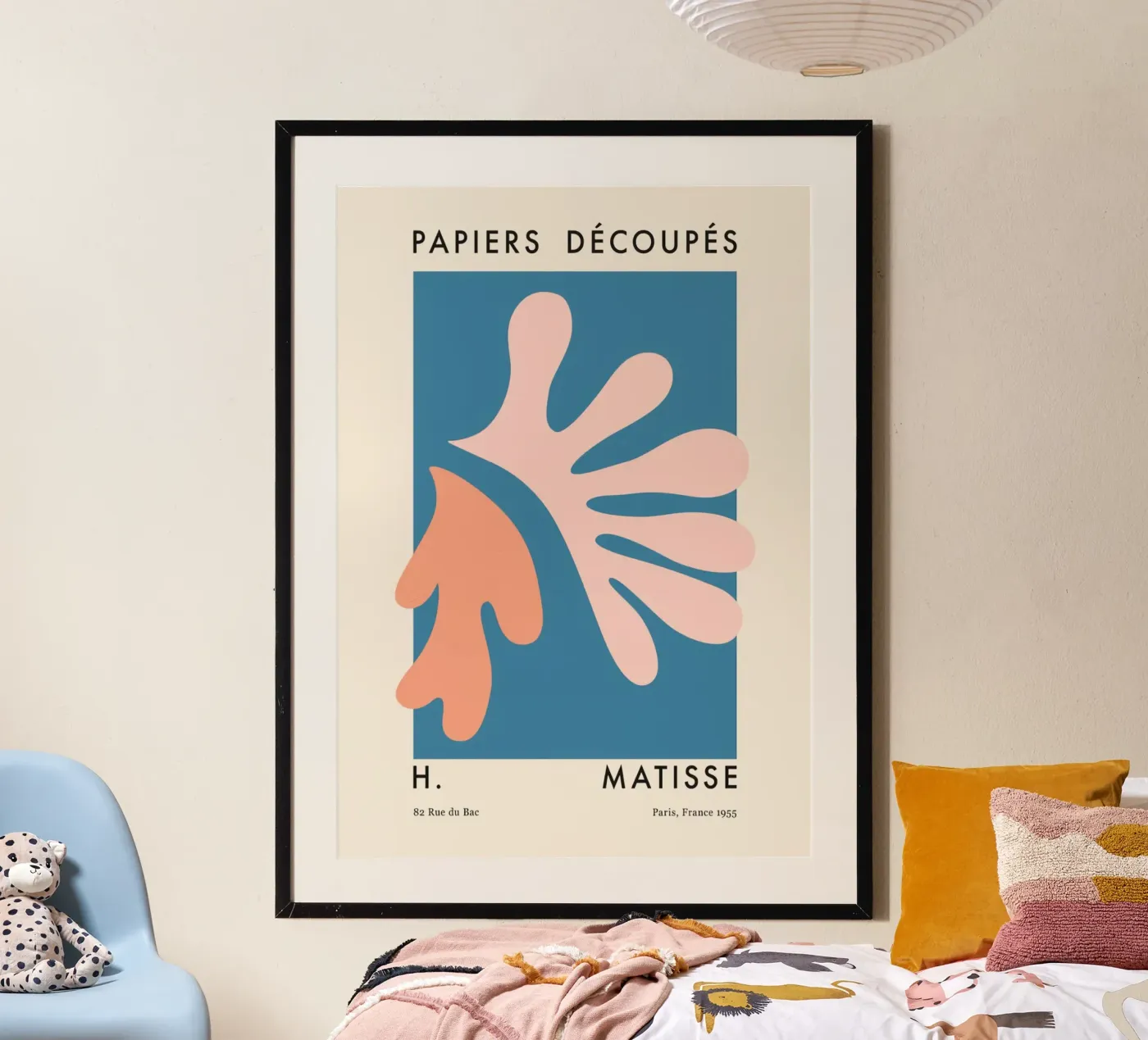 abstract cutout poster van sazkia art