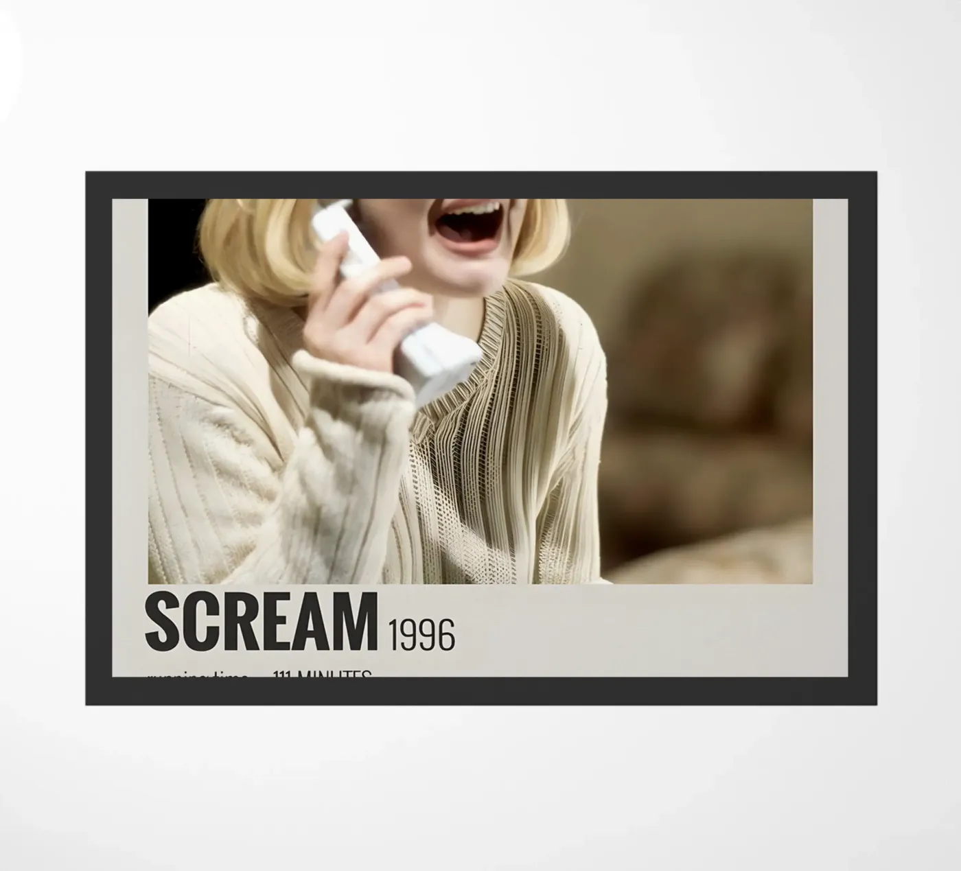 SCREAM 1996 zerbino da MVFminimalist