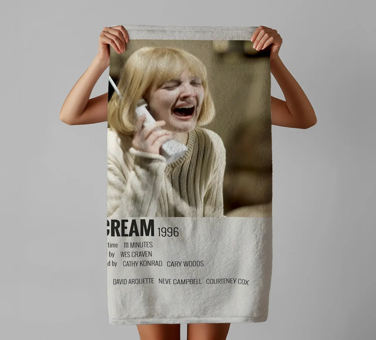 SCREAM 1996 asciugamano da bagno da MVFminimalist