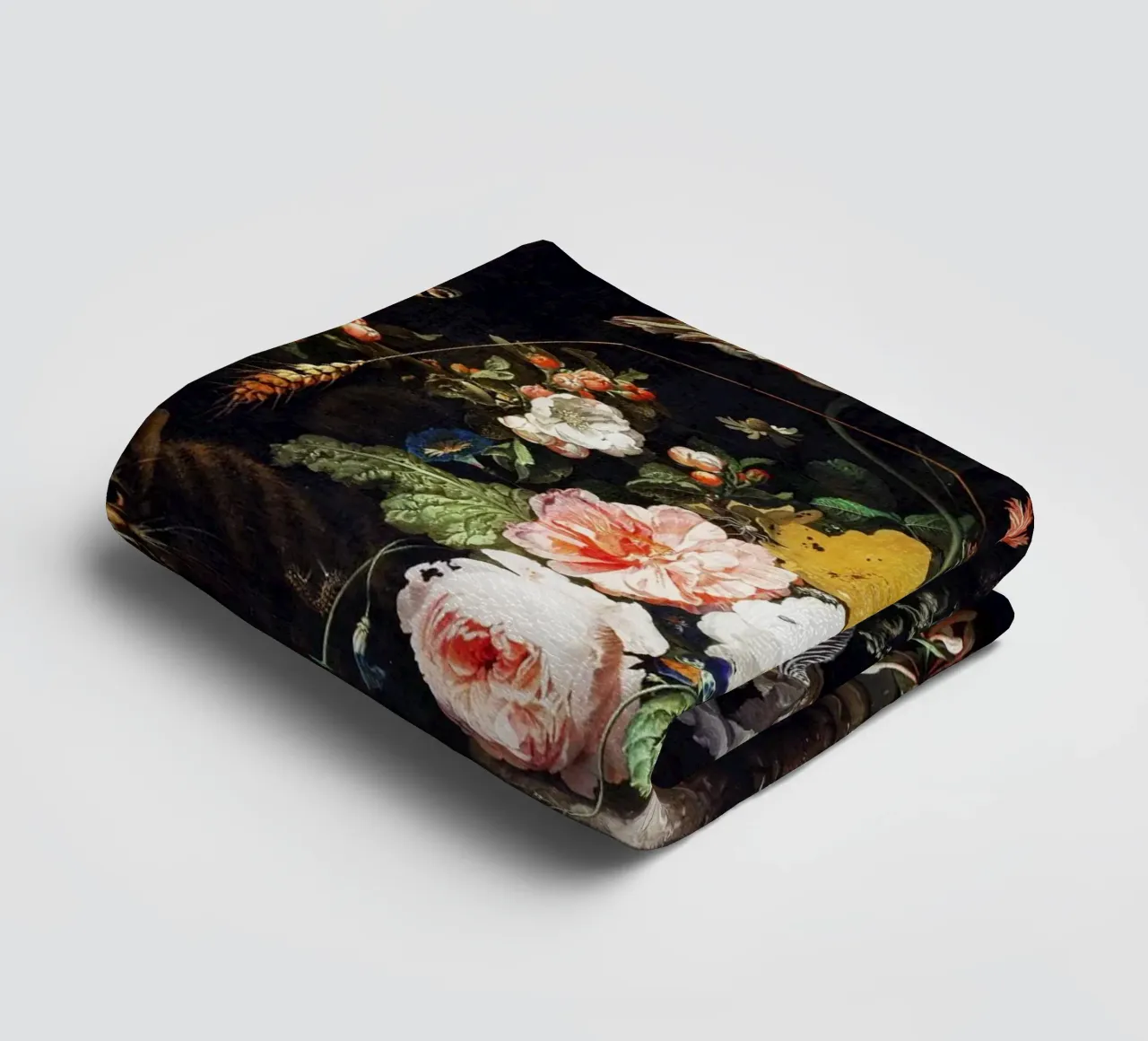 The Overturned Bouquet by Abraham Mignon 1660 towel by Venus Art