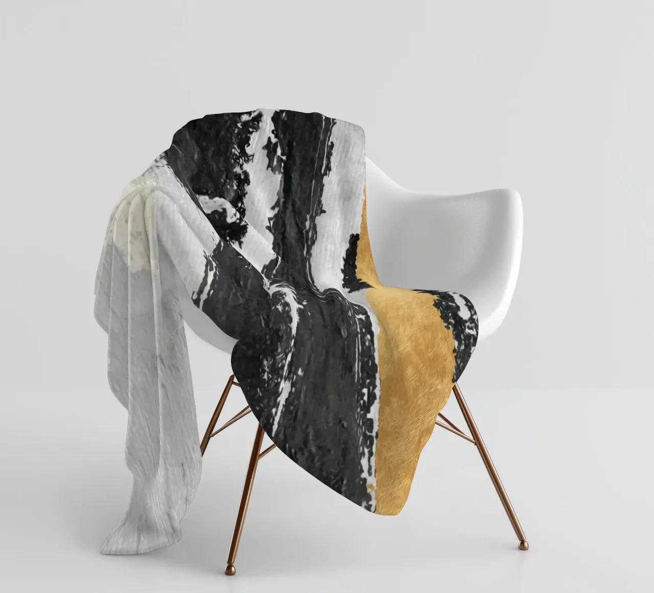 abstract texture x coperta in pile da vintageshop