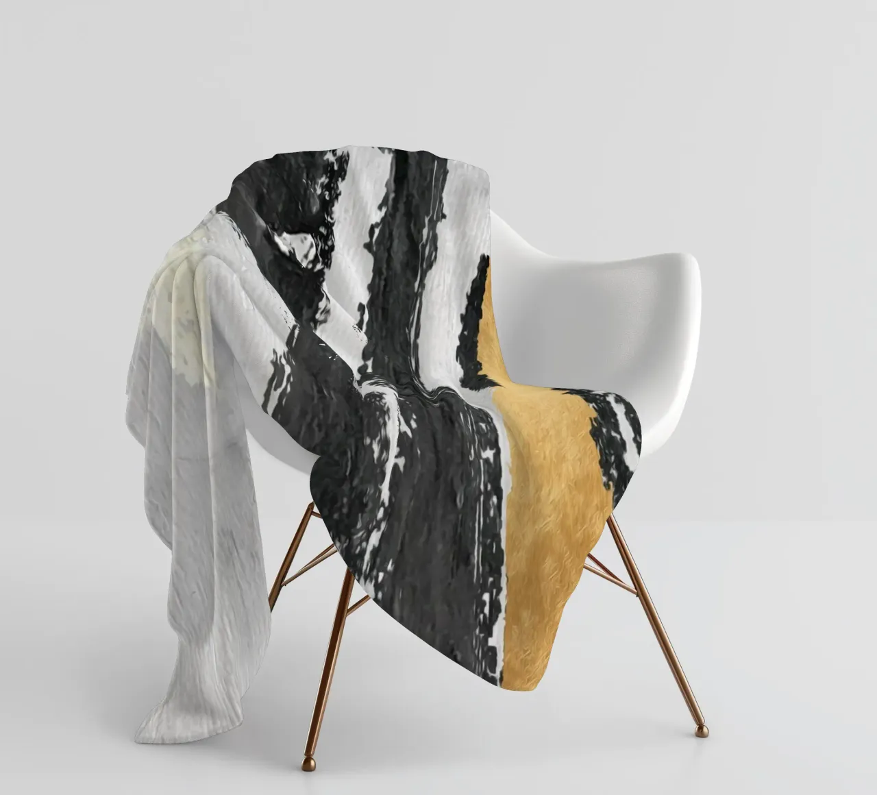 abstract texture x coperta in pile da vintageshop