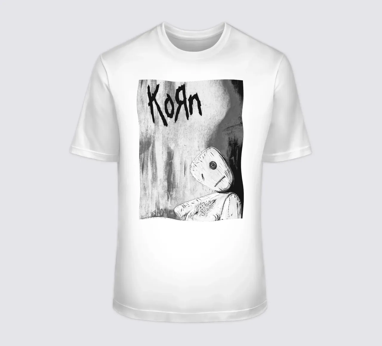 art du groupe korn t-shirt de vanhesling