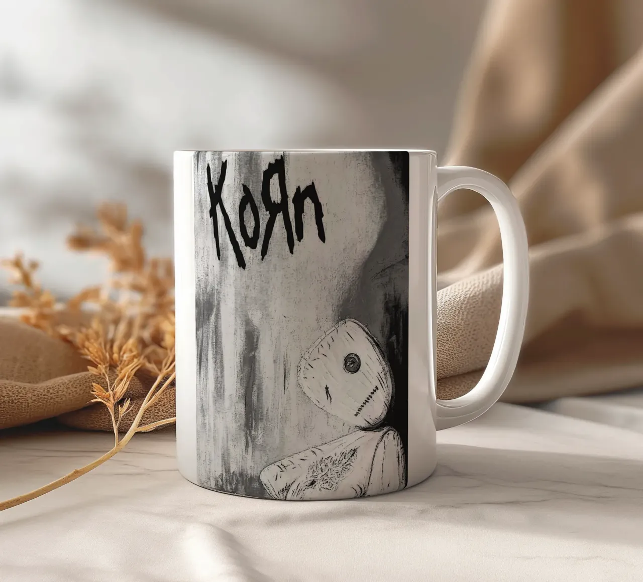 art du groupe korn mug en céramique de vanhesling