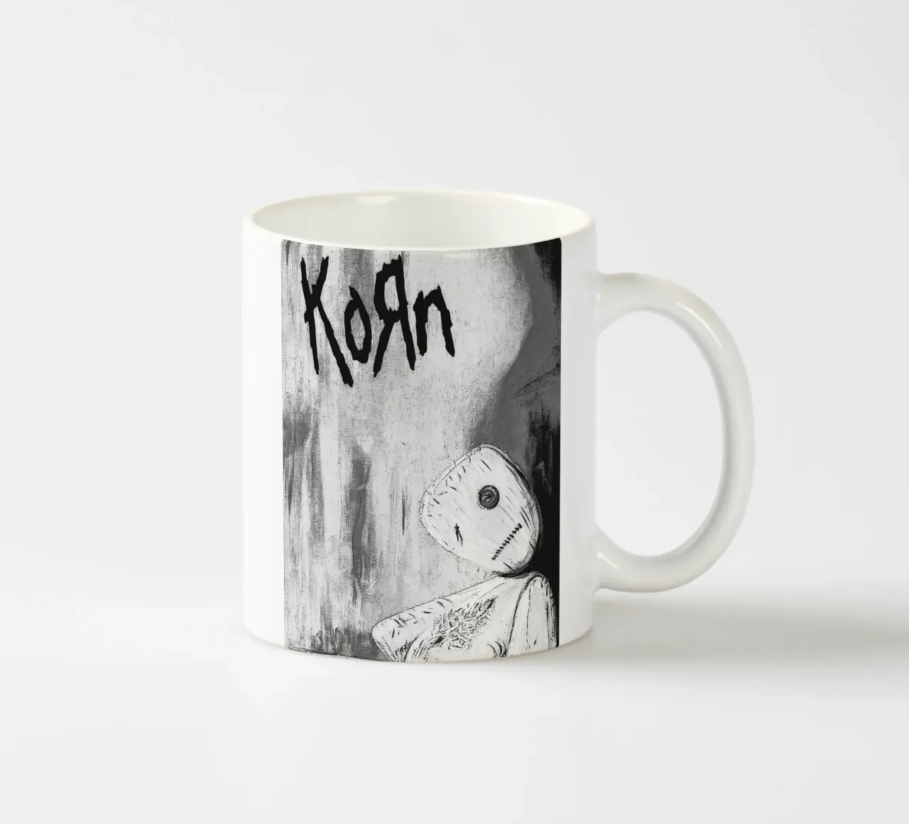 art du groupe korn mug en céramique de vanhesling