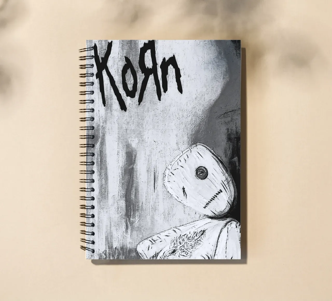 art du groupe korn carnet à spirale de vanhesling